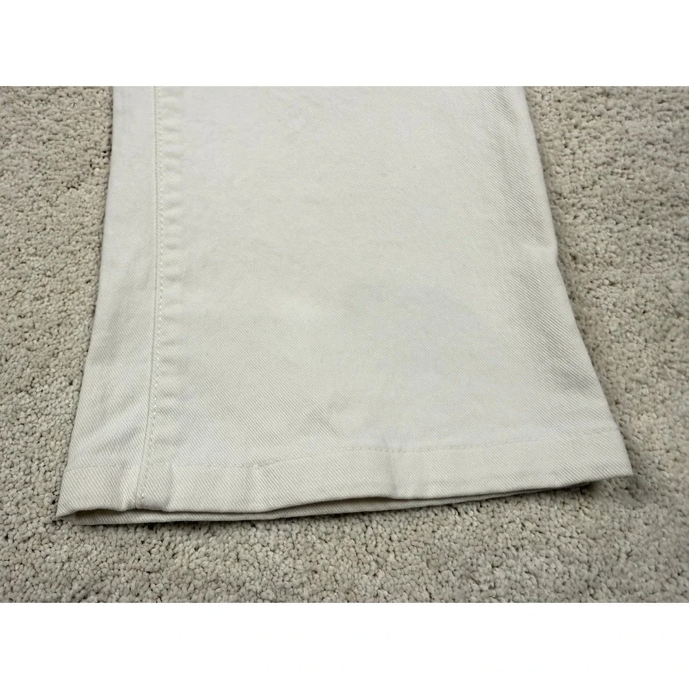 LEVI'S Women's 545 Low Rise Boot Cut White Denim Jeans Sz 8M (30x28) #1439